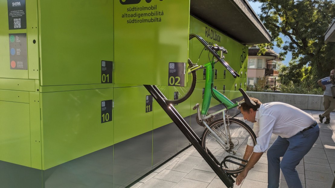 UN BOX POUR STATIONNER SON VÉLO EN TOUTE SÉCURITÉ, NOUVEAU SERVICE EN HAUT-ADIGE